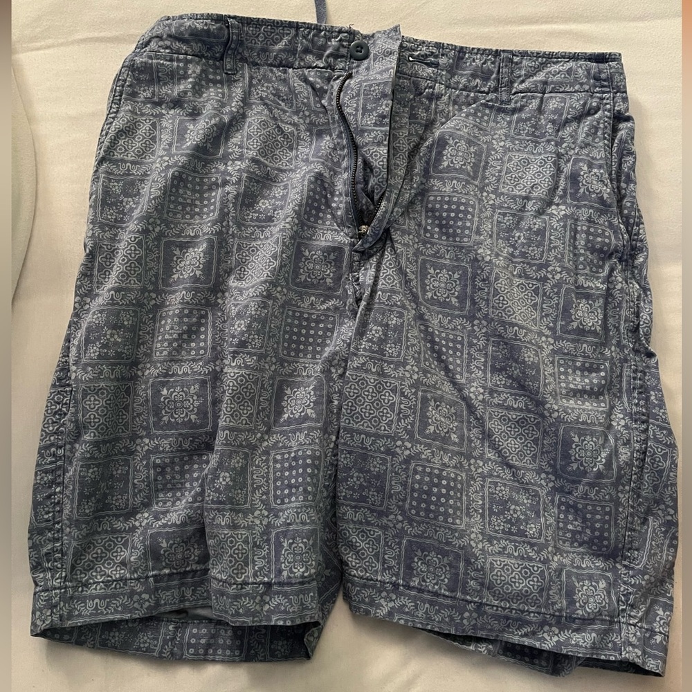 Reyn Spooner Gray Patterned Shorts